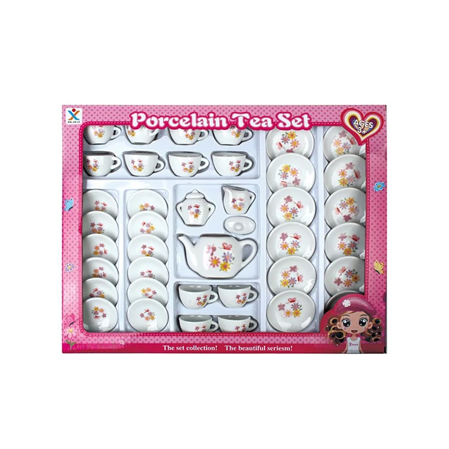 Porcelán teáskészlet 40 db-os