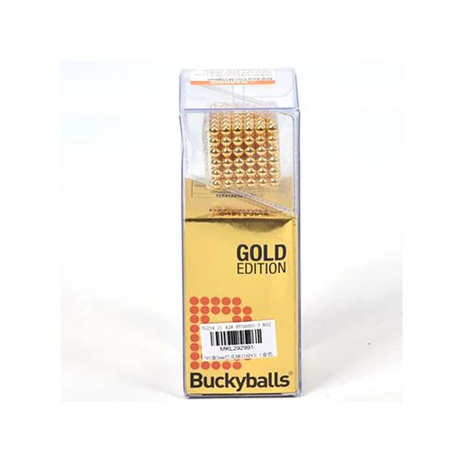 Arany színű mágneses golyók 5 mm-es 216 db-os