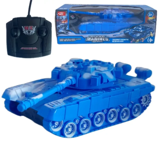 Távirányítós tank fénnyel és hanggal kétféle változatban