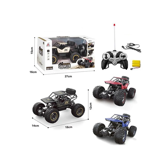 RC távirányítós hegymászó Jeep 27MHz 1/18 kétféle változatban