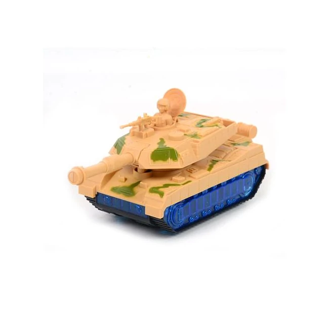 Világos terepmintás tank fénnyel és hanggal