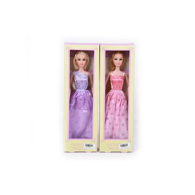 Divatbaba kétféle változatban, estélyi ruhában 29 cm