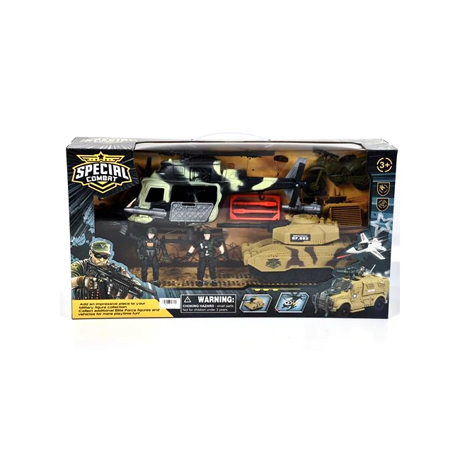 Special Combat akció figurák harci járművekkel játékszett