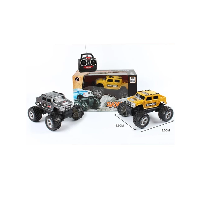 RC Off-Road távirányítós Hummer terepjáró fénnyel 27 MHz 1/16 kétféle változatban