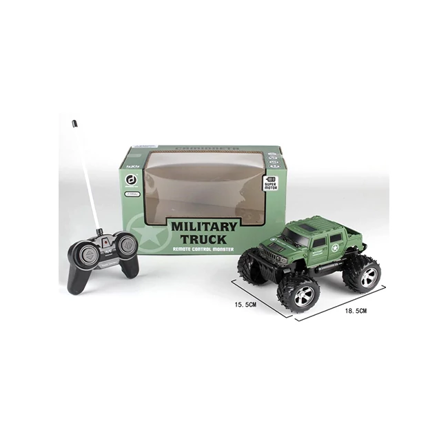 RC Off-Road távirányítós katonai Hummer terepjáró fénnyel 1/24