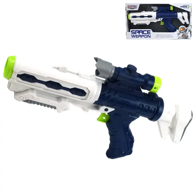Space Weapon: Projektoros űrfegyver fénnyel és hanggal 34 cm