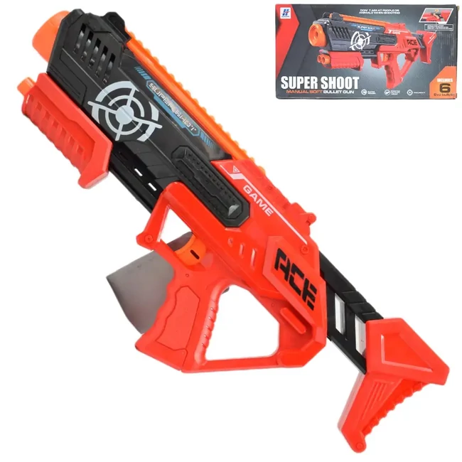 Super Shoot szivacslövő fegyver tölténnyel