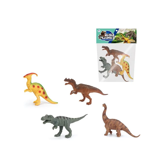 Dinoszaurusz figurák 15 cm-es méretben 4 db-os szett