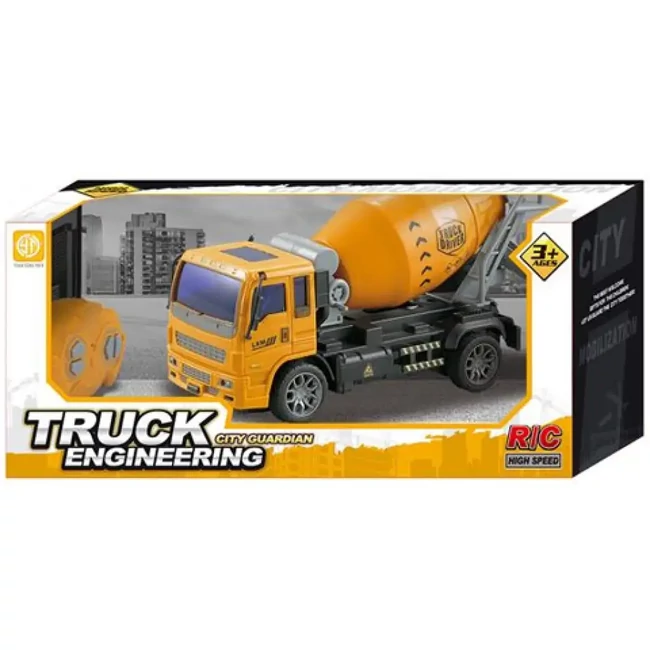 RC Távirányítós betonkeverős teherautó fényekkel 1/36
