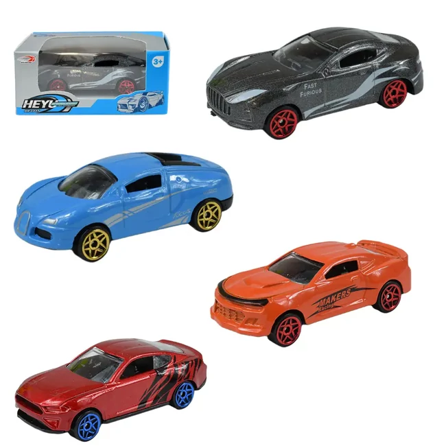 Racing fém kisautó 1/64 többféle változatban