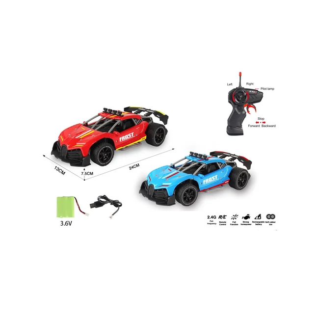 Távirányítós RC sportautó kétféle változatban 1/16 2,4GHz