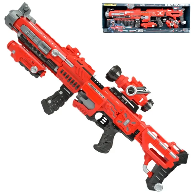 Pro Sniper szivacslövő fegyver 20 db tölténnyel 78 cm
