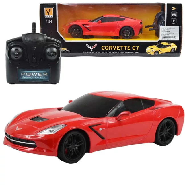 RC Chevrolet Corvette C7 1/24 távirányítós autó több színváltozatban