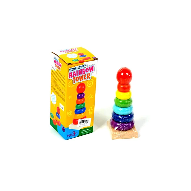 Szivárvány torony rakosgató játék