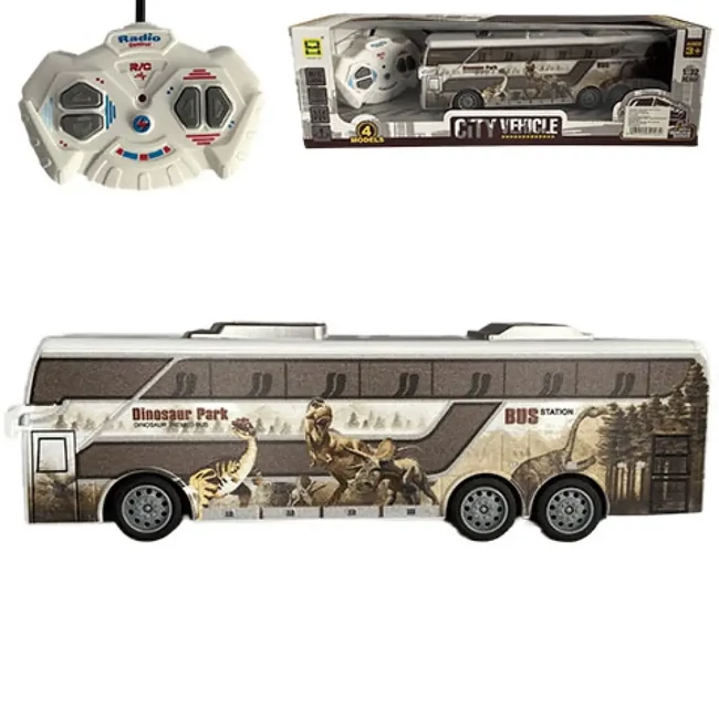RC Távirányítós City Busz fénnyel 1/32