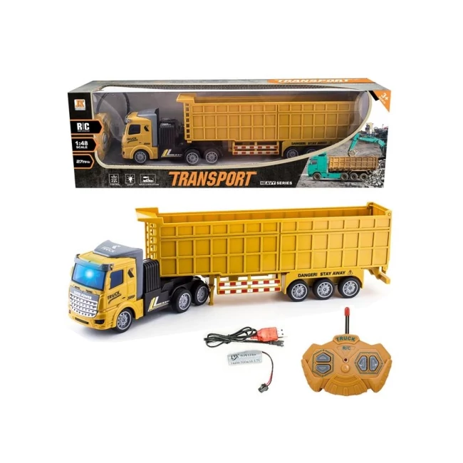 RC Távirányítós kőszállító kamion 1/48 27mHz