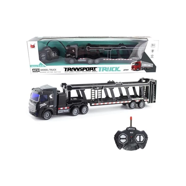 RC Cargo Truck távirányítós autószállító kamion fénnyel 1/48 27mHz
