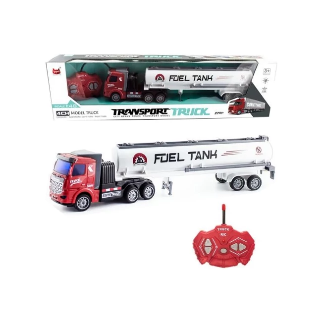 RC Cargo Truck távirányítós tartályos kamion fénnyel 1/48 27mHz