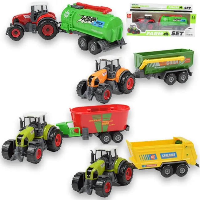 Utánfutós traktor többféle változatban