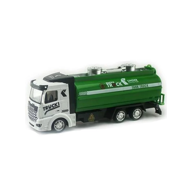 Tartályos teherautó hátrahúzós meghajtással, fénnyel és hanggal 1/48