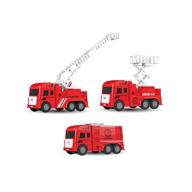 Service Team: Tűzoltó jármű 15 cm háromféle változatban