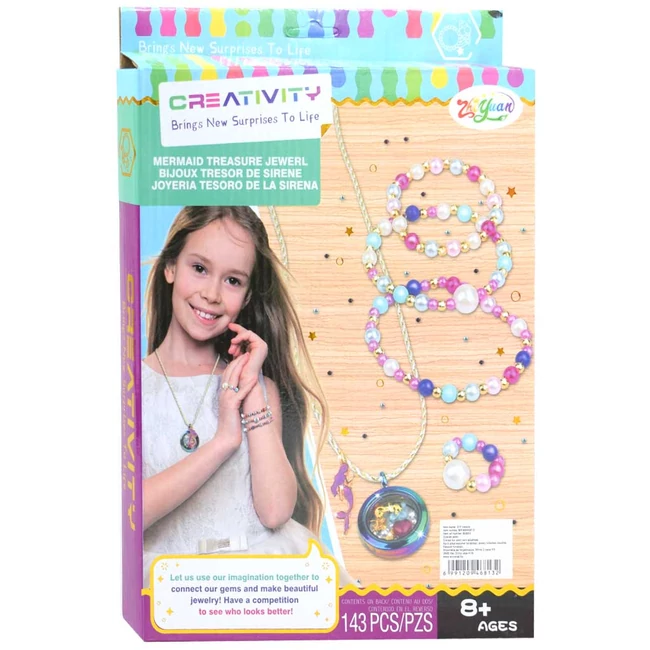 Creativity Ékszerkészítő készlet színes gyöngyökkel 143 db-os