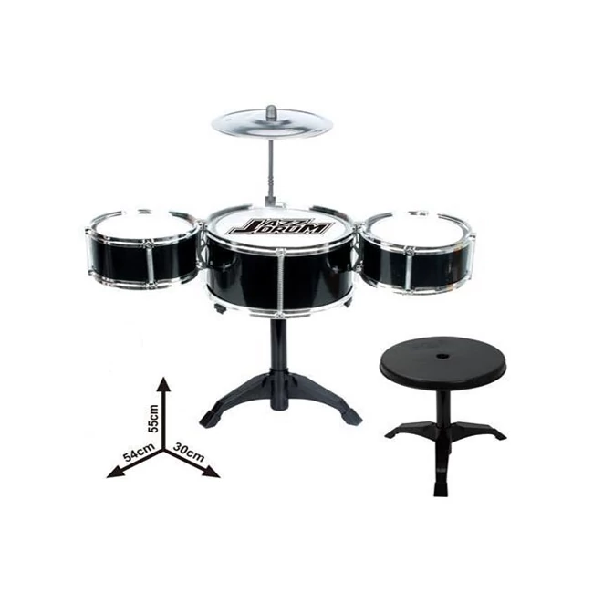 Jazz Drum állványos 4 részes játék dobfelszerelés székkel