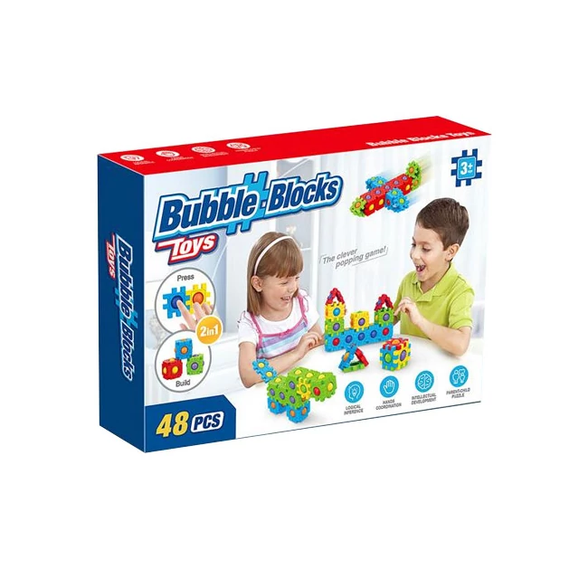 Bubble Blocks építőjáték szett 48 db-os