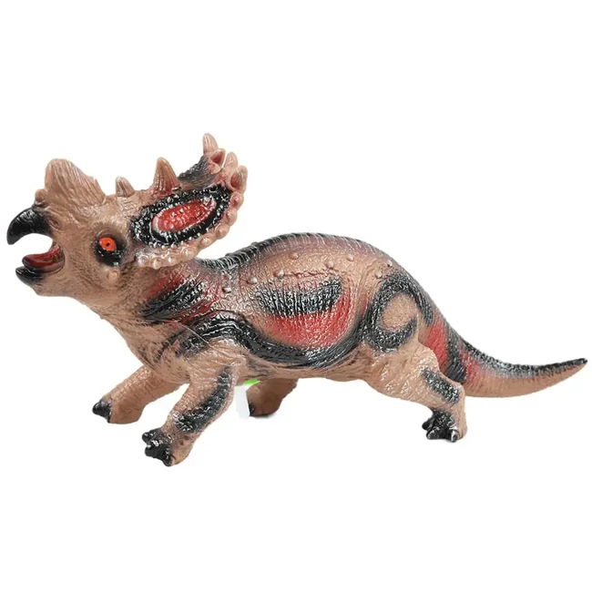 Styracosaurus dinoszaurusz figura 35 cm-es