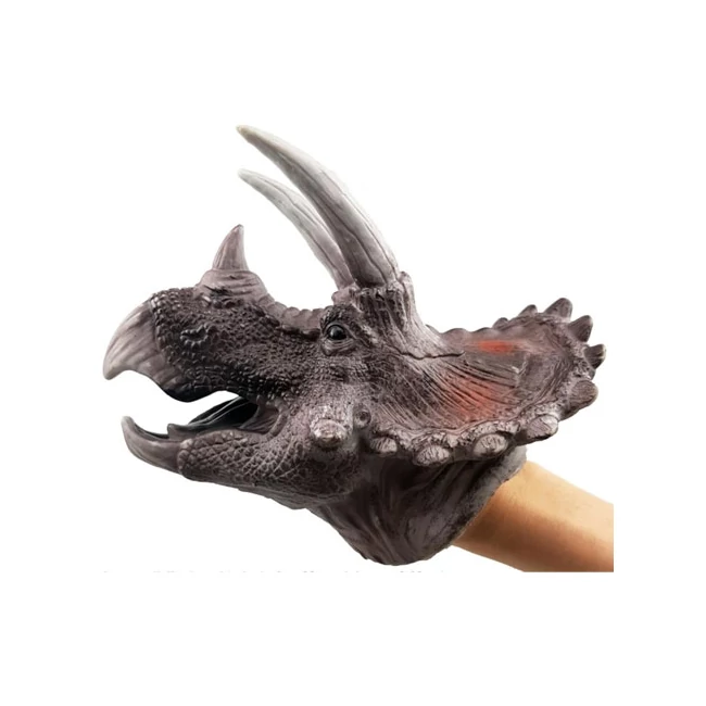 Triceratops dinoszaurusz kézbáb