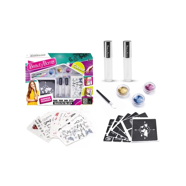 Beauty Bomb tetkó és csillámtetkó készítő szett