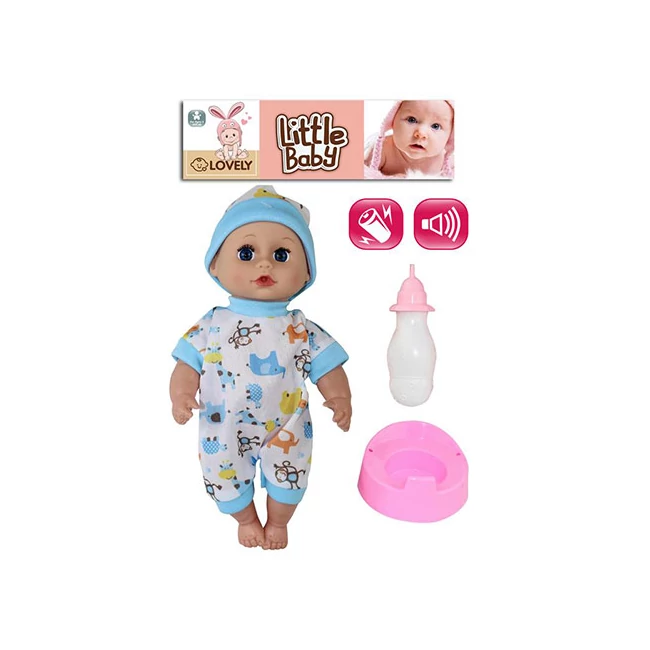 Kisbaba cumisüveggel és bilivel 30 cm-s