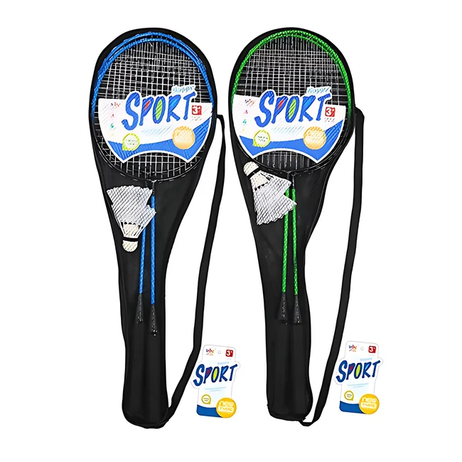 Tollasütő szett 2 db tollaslabdával táskában, kétféle változatban 67 cm