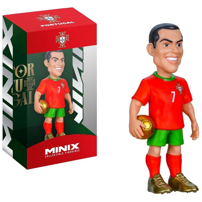Minix: Portugália - World Cup Cristiano Ronaldo focista akció figura 12cm