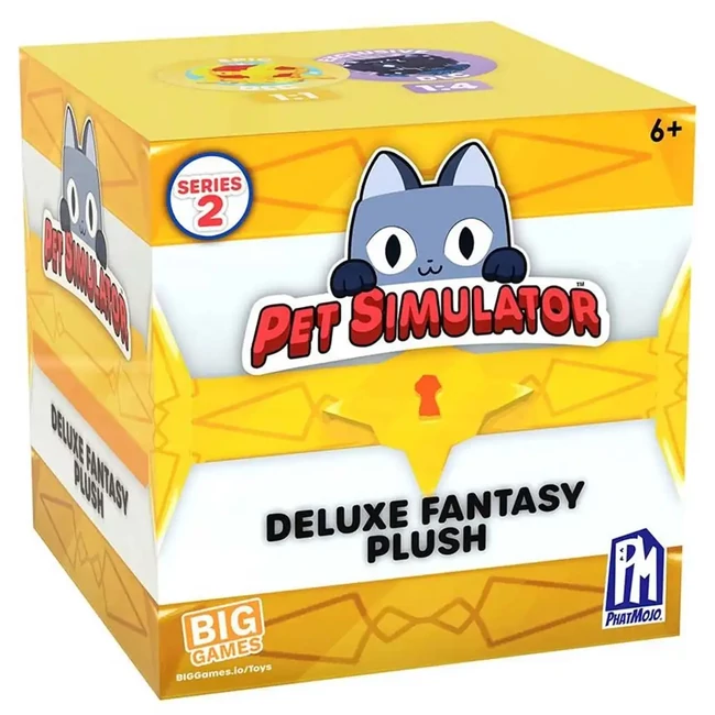 Pet Simulator: Meglepetés karakter plüssfigura 20 cm – többféle változatban 1 db
