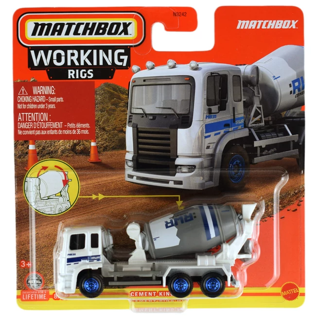 Matchbox: Working Rigs – Cement King HD™ kisautó – Mattel