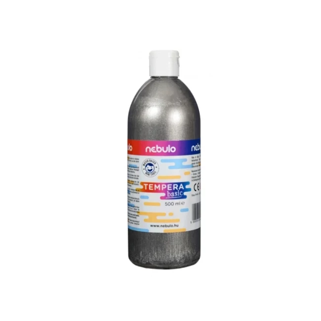 Nebulo: Ezüst színű folyékony 500ml-es tempera palackban
