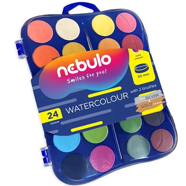Nebulo: Vízfesték készlet 24 színnel