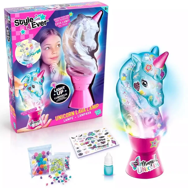 Style 4 Ever DIY Unikornis láva lámpa készítő kreatív szett