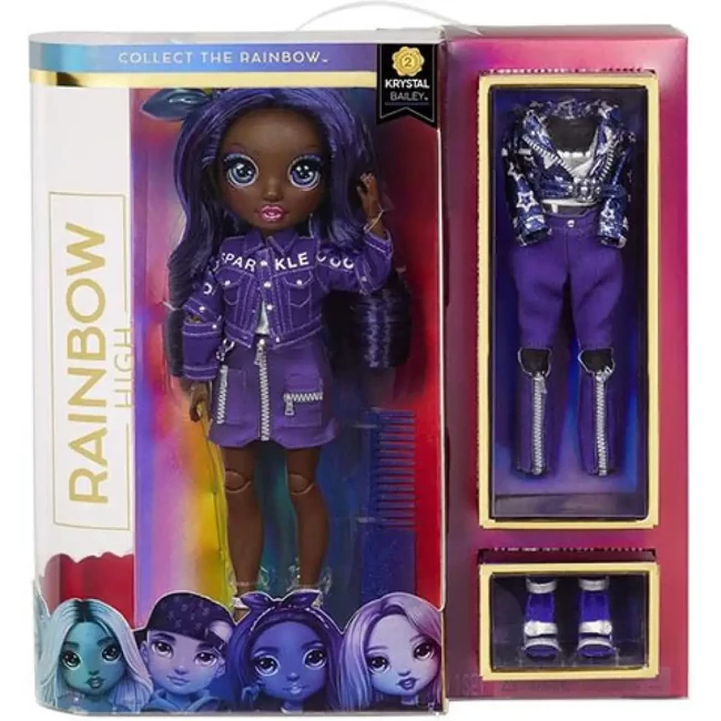 Rainbow High: Krystal Bailey divatbaba 28 cm