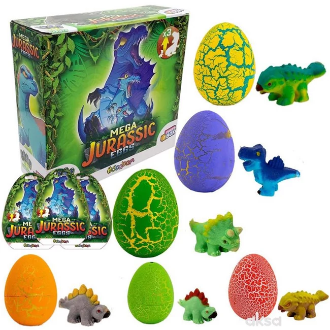 Mini meglepetés dinó tojás figurával 1 db
