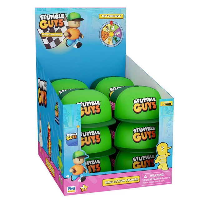 Stumble Guys meglepetés figurák sapkában 1 db
