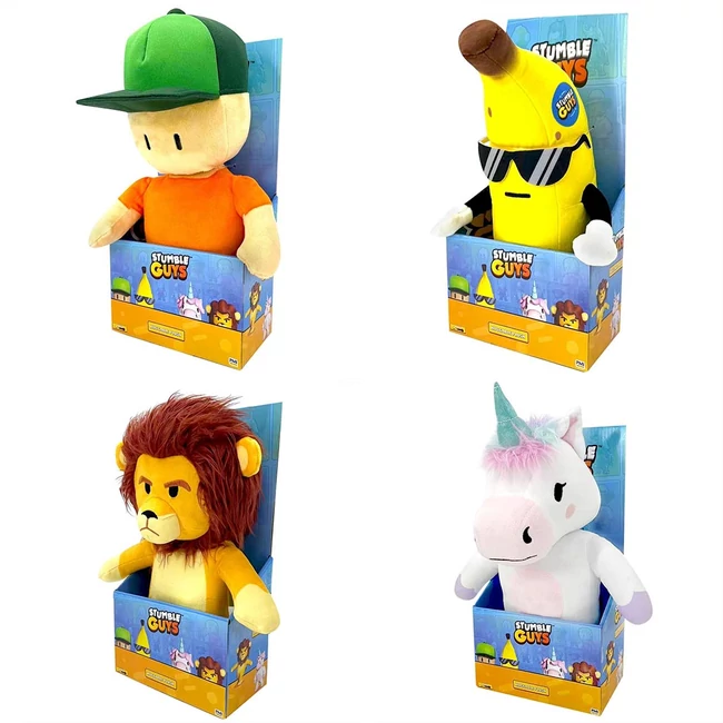 Stumble Guys ölelnivaló plüss többféle változatban 30 cm-es