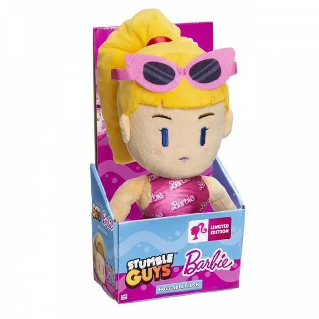 Stumble Guys x Barbie Ölelhető plüss figura 30 cm-es többféle változatban