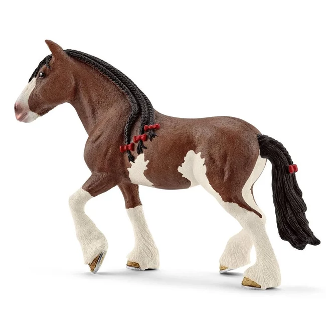 Schleich: Clydesdale kanca ló figura (13809)