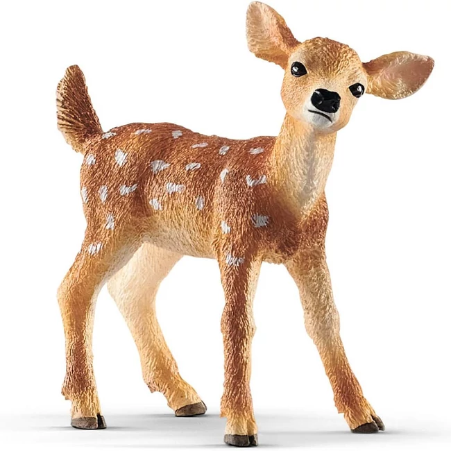 Schleich: Fehérfarkú szarvasborjú figura (14820)
