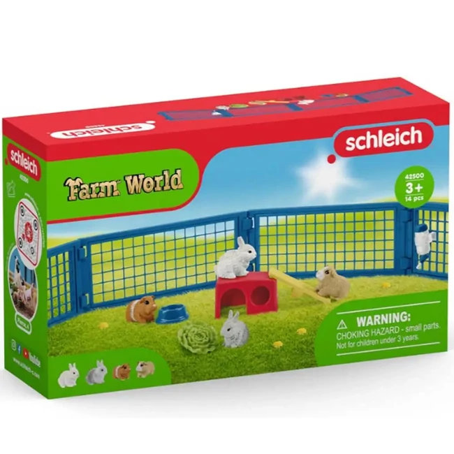 Schleich: Farm World – Otthon nyulaknak és tengerimalacoknak játékszett