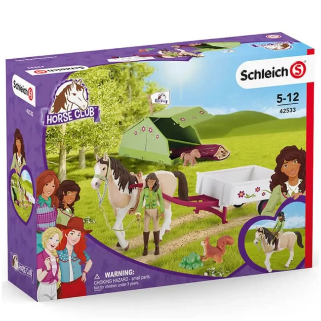 Schleich: Horse Club – Sarah kempingezik játékszett (42533)