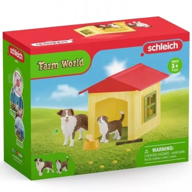 Schleich: Farm World – Barátságos kutyaház készlet (42573)