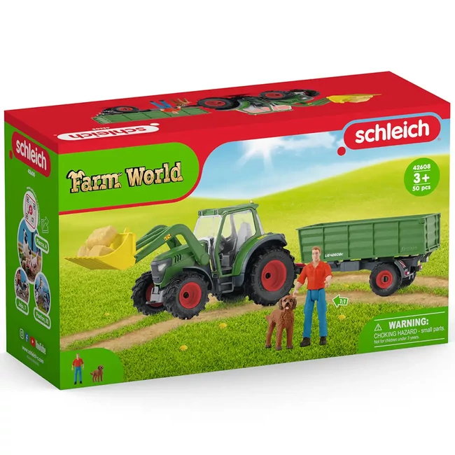 Schleich: Farm World – Traktor pótkocsival (42608)